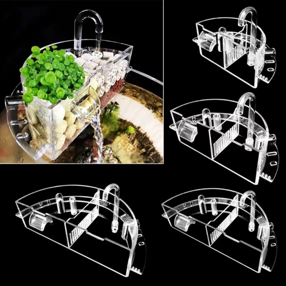 Box Fish In Aquarium - 3-in-1 External Filter Box Hanging Type