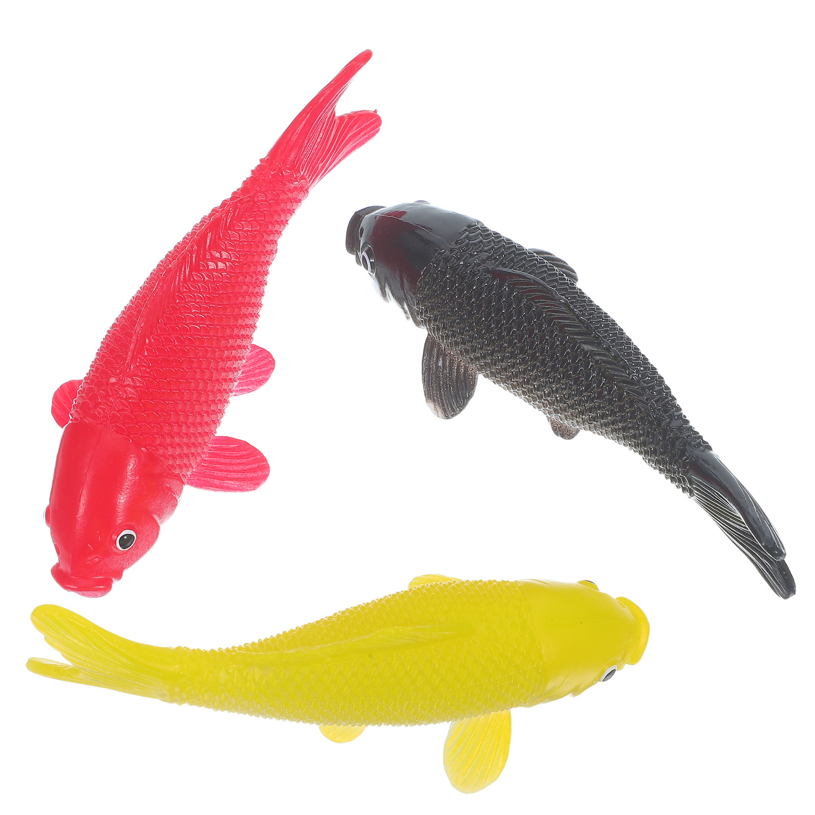 Fish Toys For Aquarium - 3pcs Fish Crafts Toys Realistic Plastic