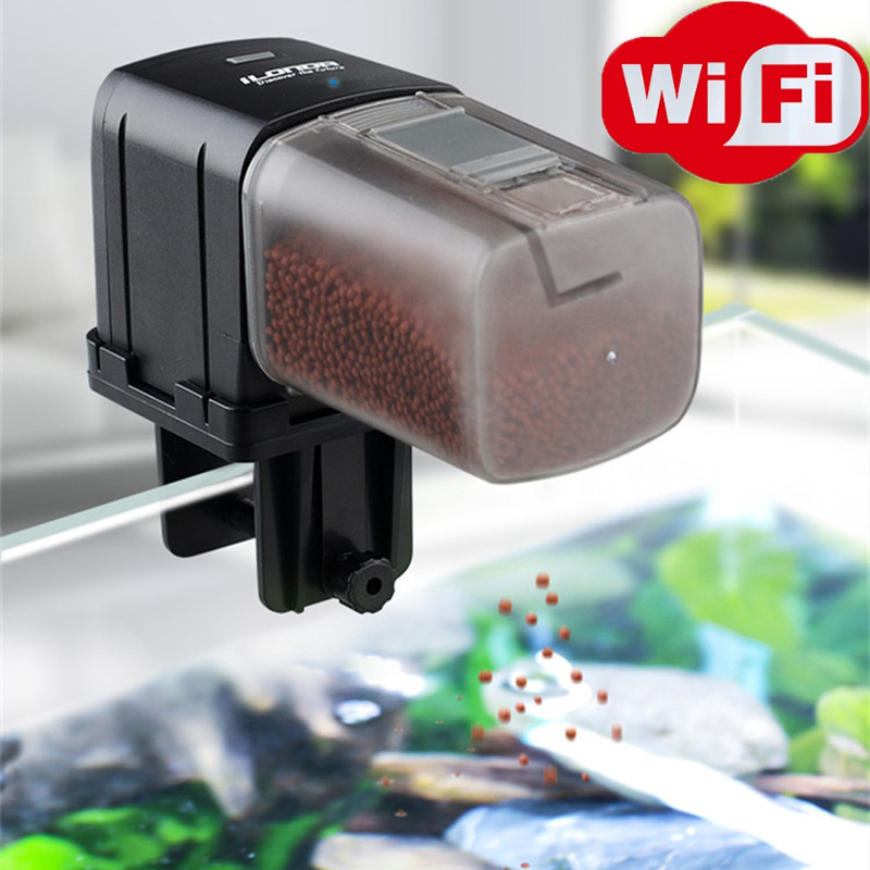 Aquarium Fish Auto Feeder - Smart WiFi Fish Feeder Remote Control