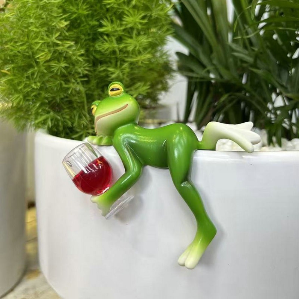 Hanging Flower Pot Edge Frog D - Aquarium Fish Pot review and price