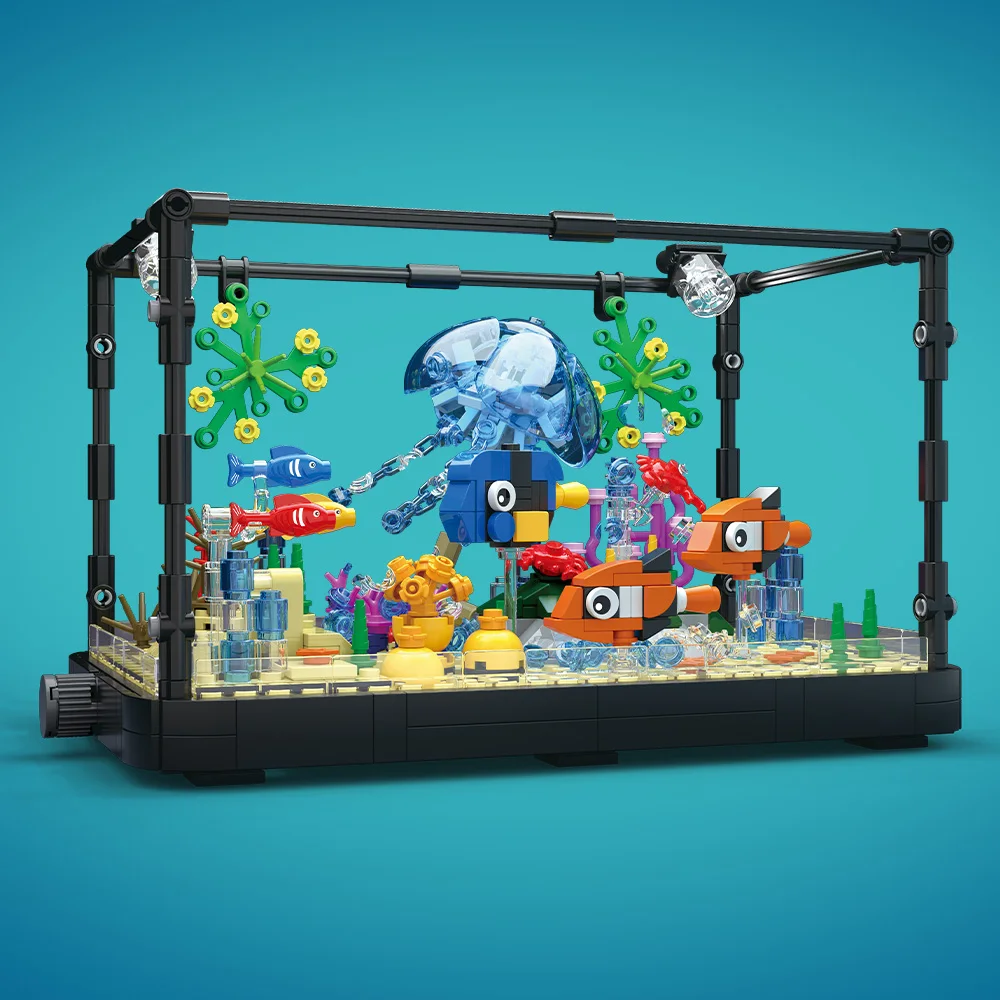 Fish Tank Building Block Set w - Fish Toys For Aquarium review and price