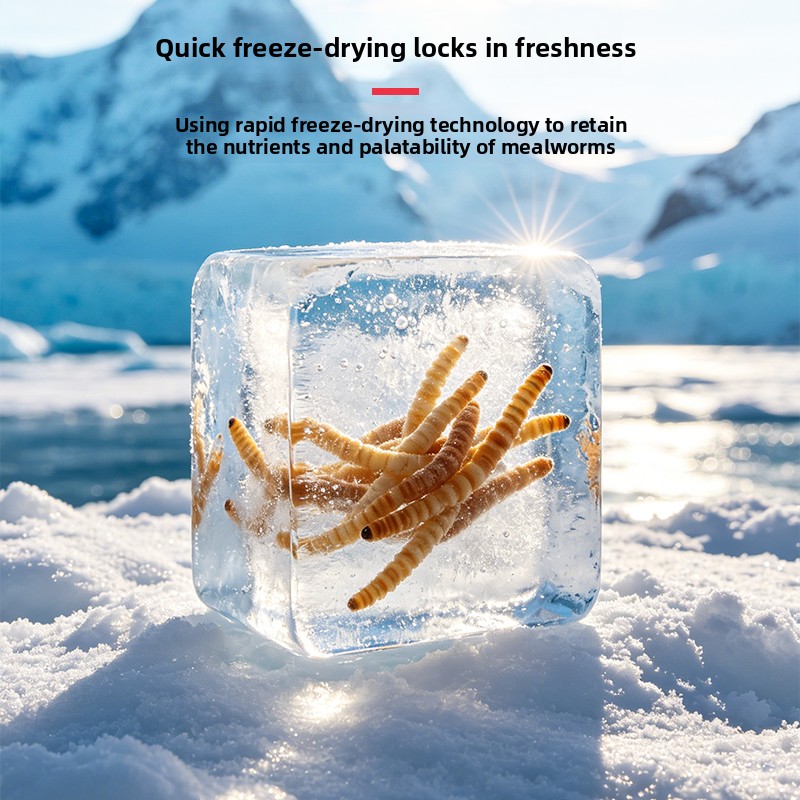 VOONLINE Freeze Dried Mealworm - Aquarium Fish Food review and price