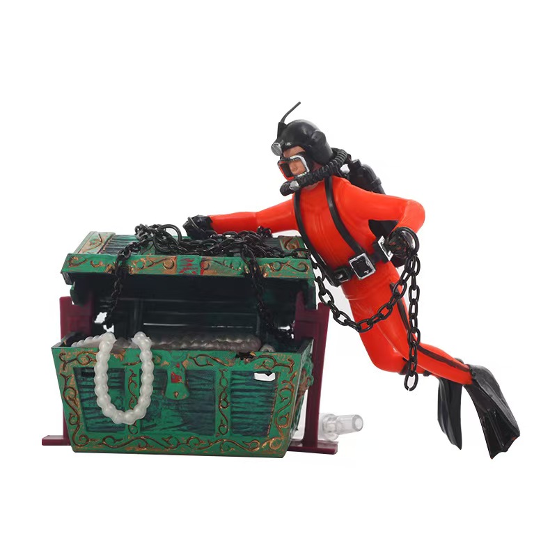 Treasure Frogman Aquarium Orna - Aquarium Fish Price review and price