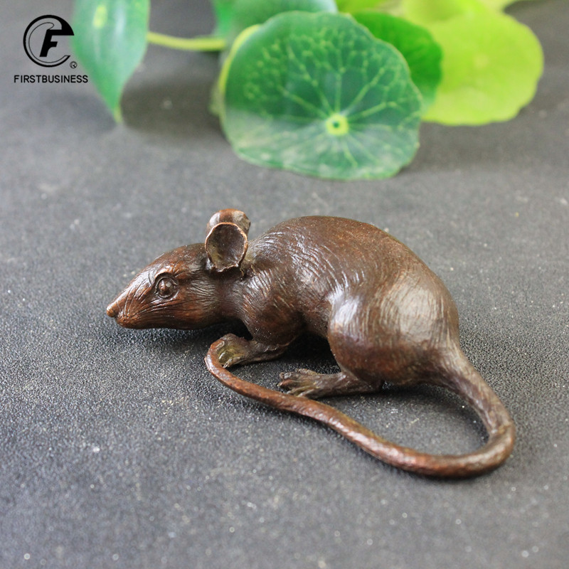 Heavy Brass BIG Rat Mouse Figu - Aquarium Fish Only review and price