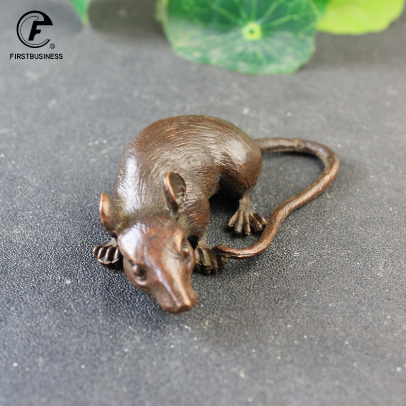 Heavy Brass BIG Rat Mouse Figu - Aquarium Fish Only review and price