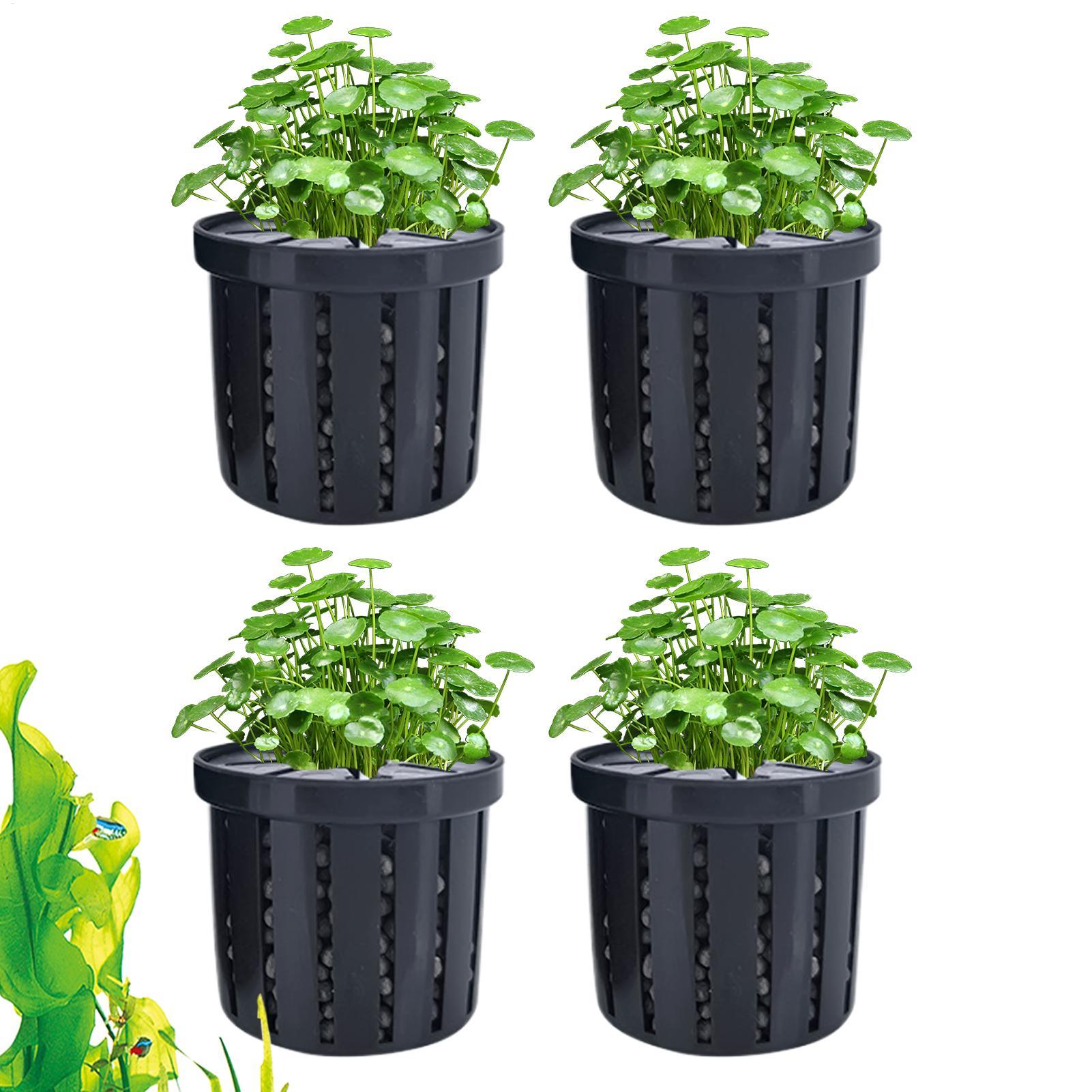 4 Pieces Aquarium Planter Pot  - Aquarium Fish Pot review and price