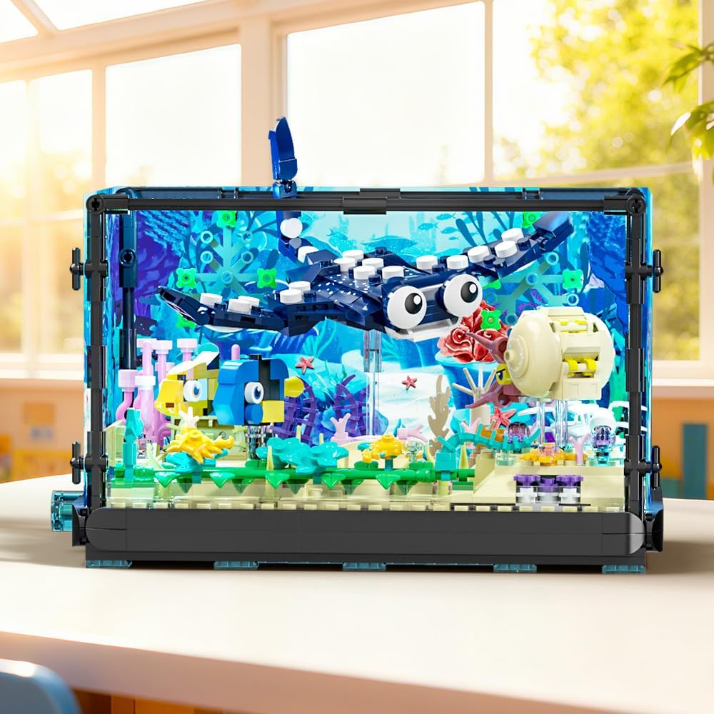 Fish Tank Building Set - Marin - Fish Toys For Aquarium review and price