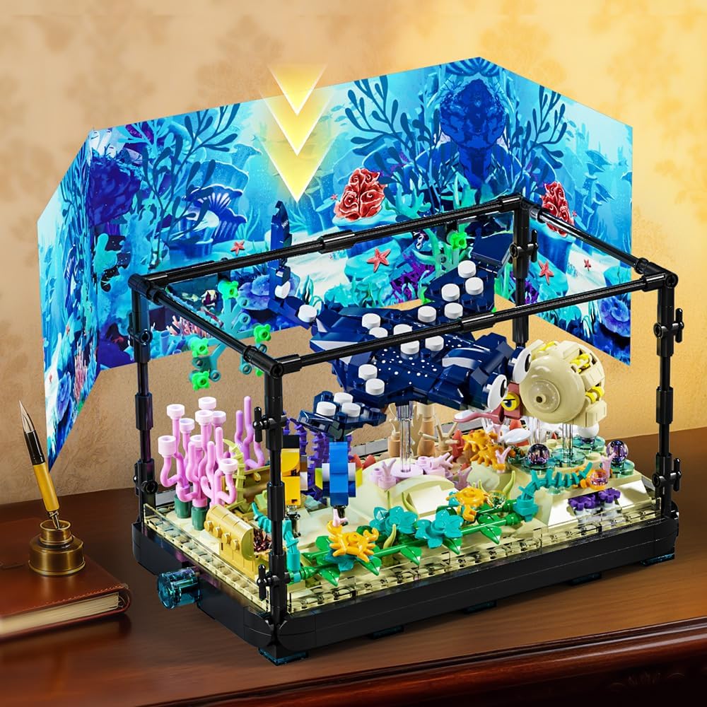 Fish Tank Building Set - Marin - Fish Toys For Aquarium review and price