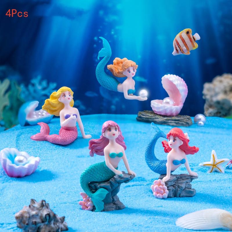4Pcs Plastic Fish Tank Little  - Aquarium Fish Only review and price