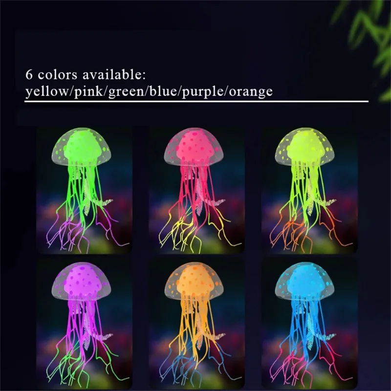 Artificial Swim Luminous Jelly - Fish Toys For Aquarium review and price
