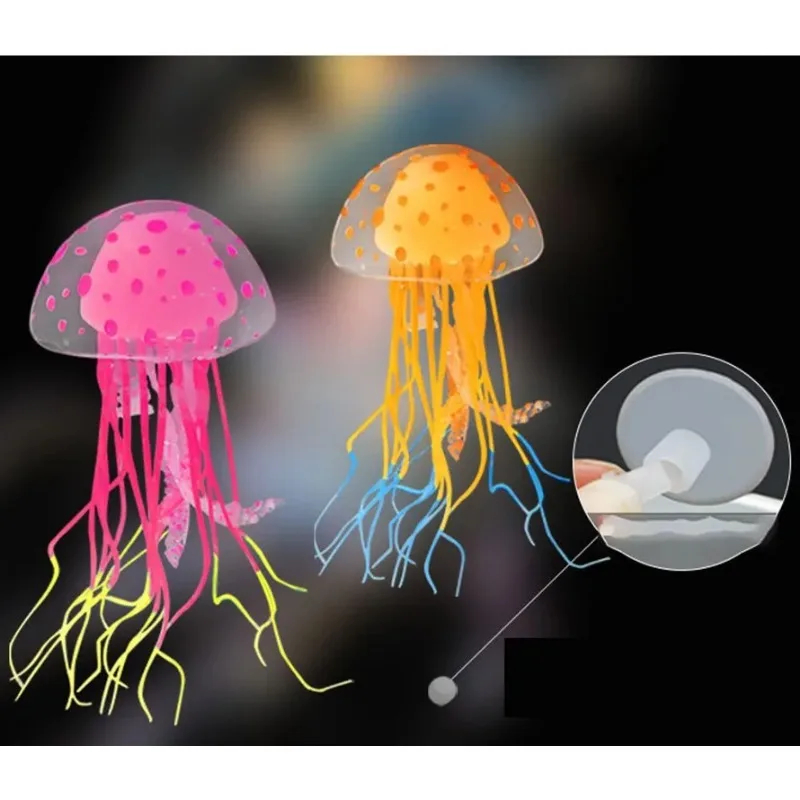Artificial Swim Luminous Jelly - Fish Toys For Aquarium review and price