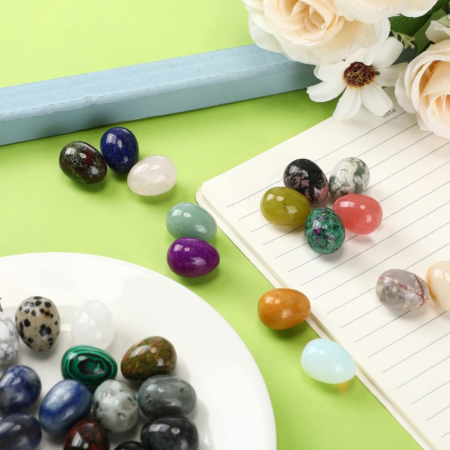 8  pcs natural crystal beads,  - Aquarium Fish Only review and price