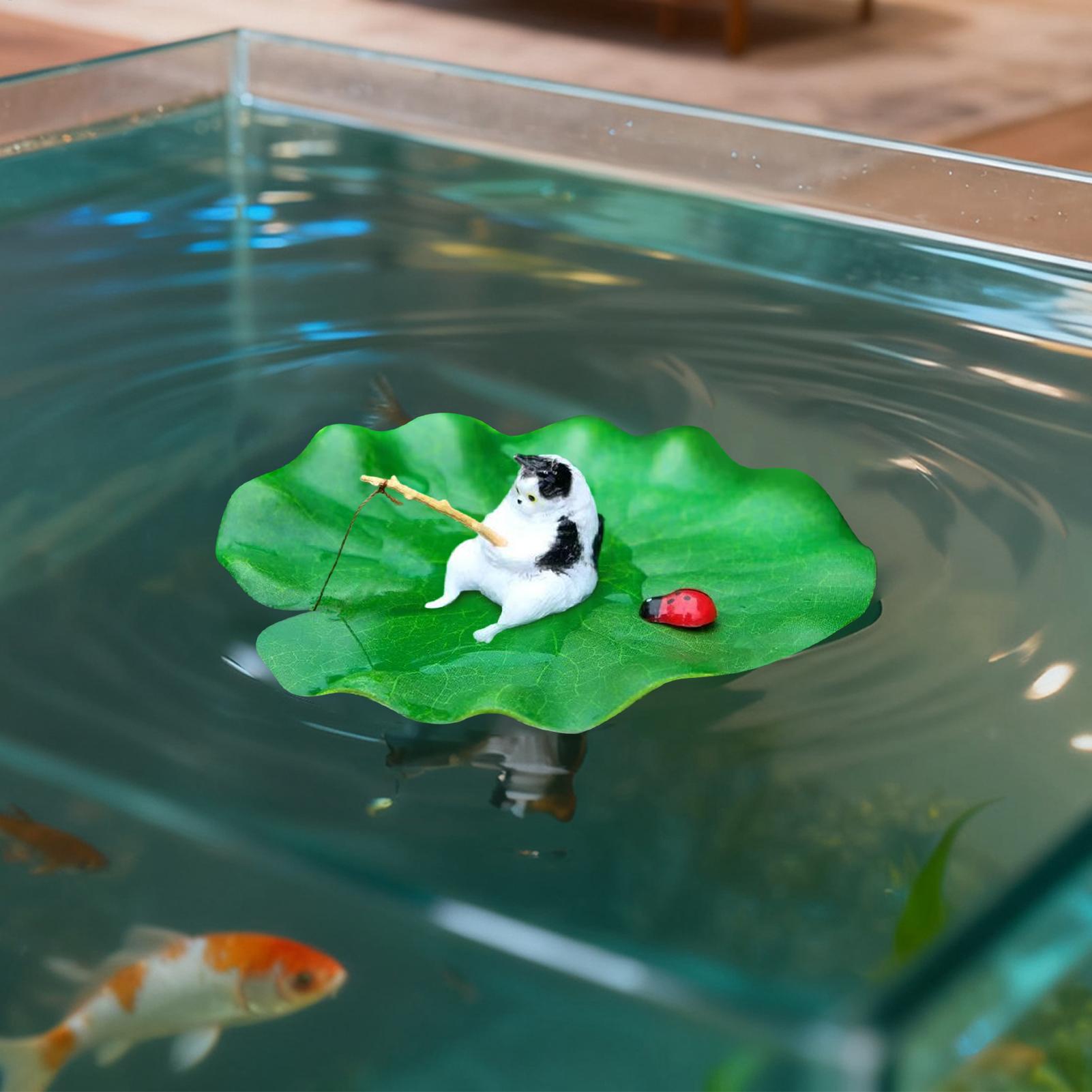 Aquarium Decor Floating Cat Fi - Fish Toys For Aquarium review and price