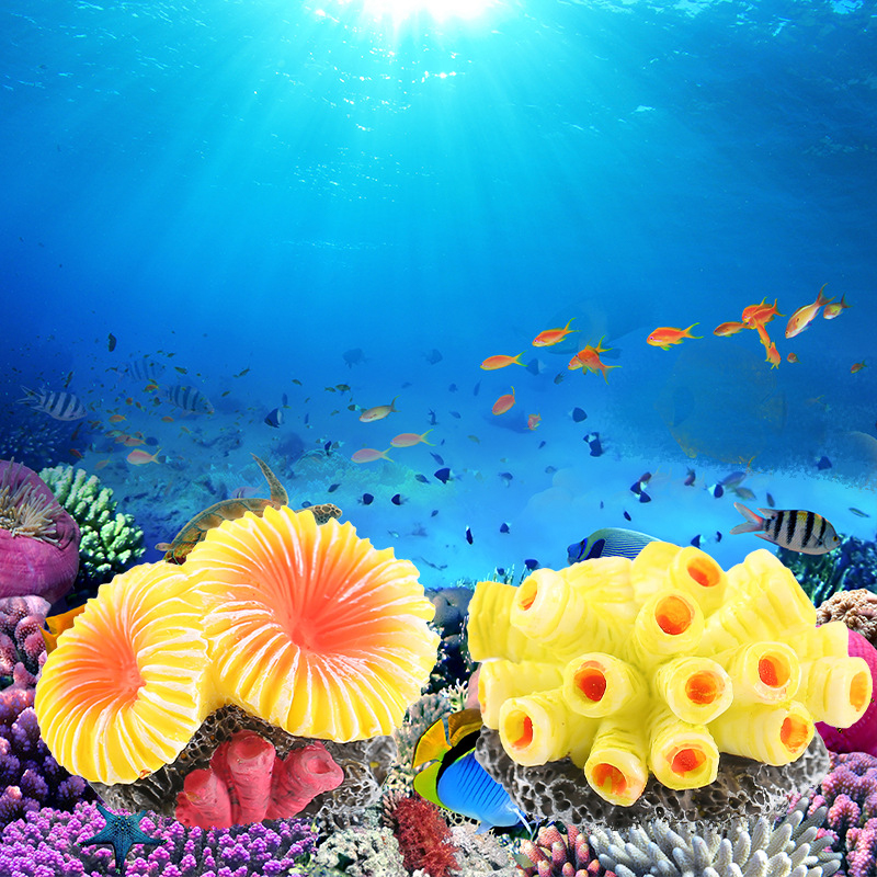 {H} Mini Resin Simulated Coral - Fish Toys For Aquarium review and price