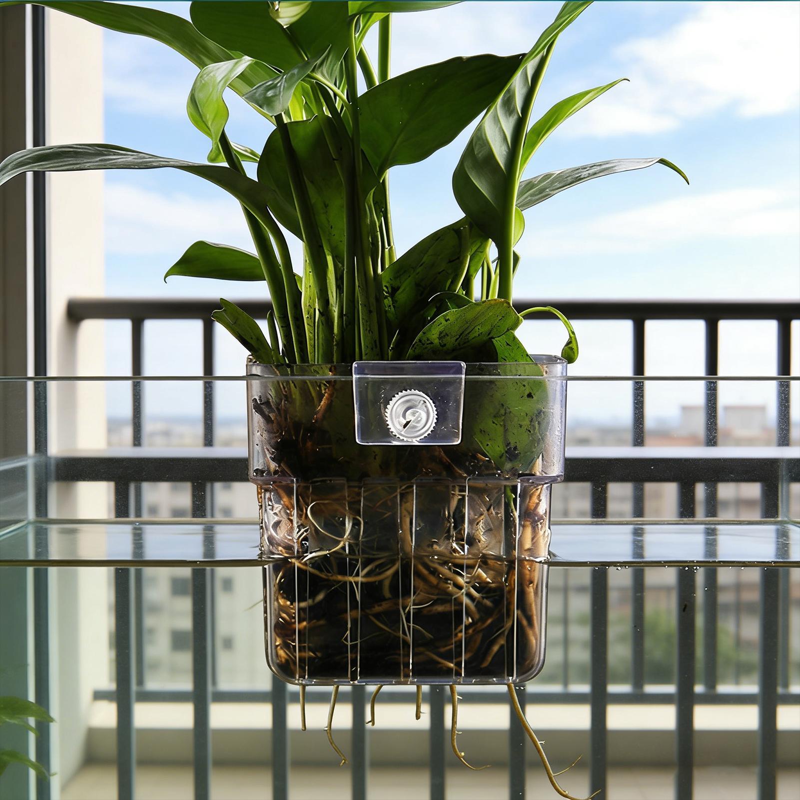 Aquarium Transparent Hanger Po - Aquarium Fish Pot review and price