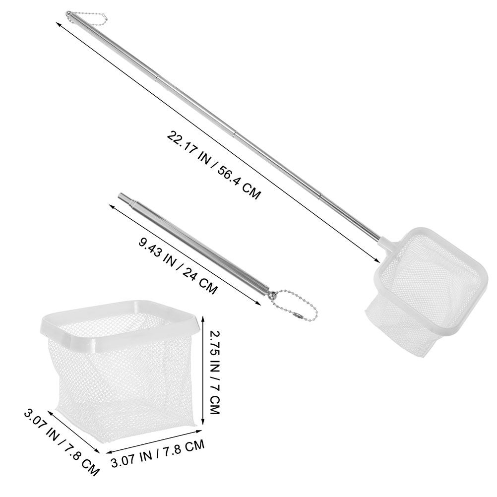 2Pcs Stainless Steel Extendabl - Aquarium Fish Net Small review and price