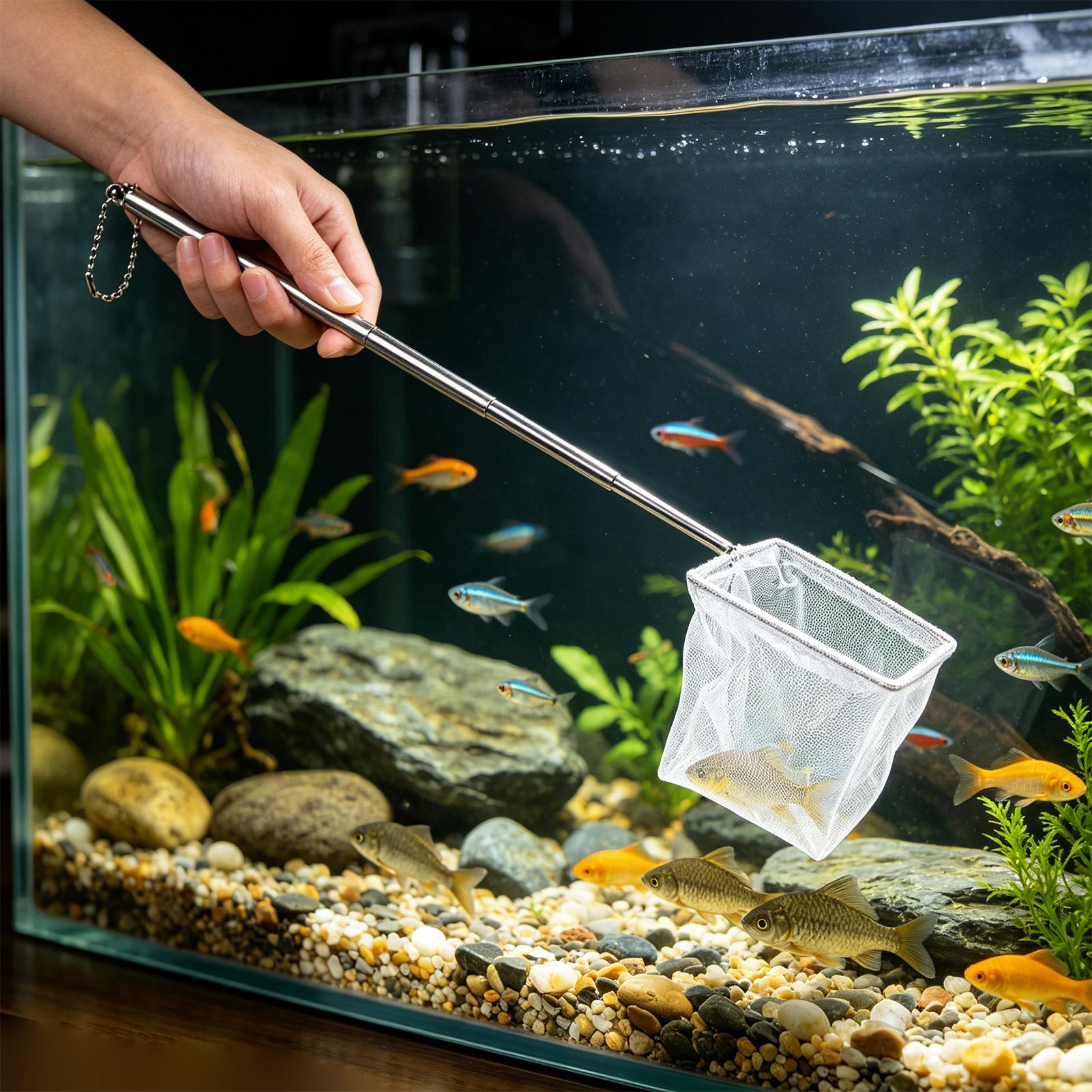2pcs Small Fish Net Telescopic - Aquarium Fish Net Small review and price