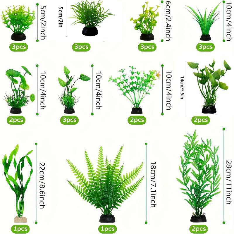 Aquarium Decor Set Artificial  - Aquarium Fish Only review and price