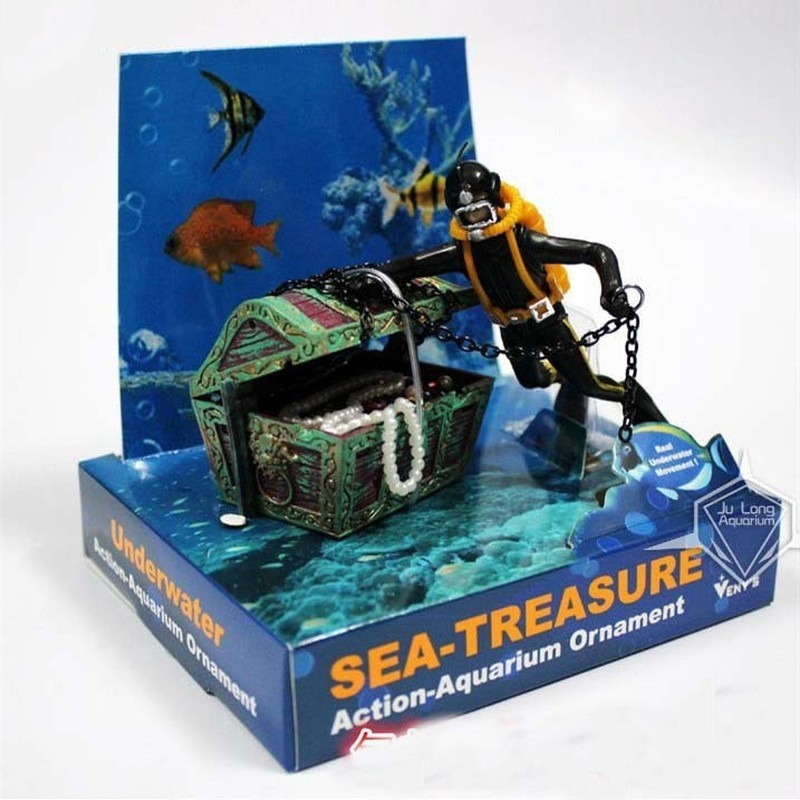 1PC Fish Tank Decoration Treas - Aquarium Fish Price review and price