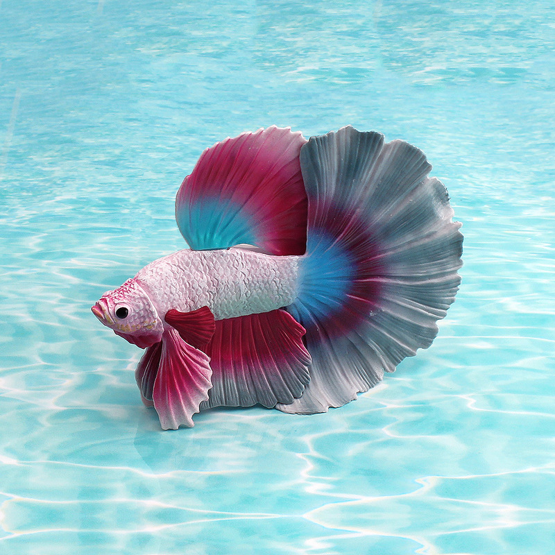 Realistic Colorful Betta Fish  - Fish Toys For Aquarium review and price