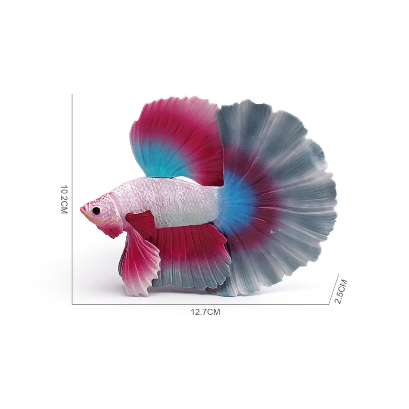 Realistic Colorful Betta Fish  - Fish Toys For Aquarium review and price
