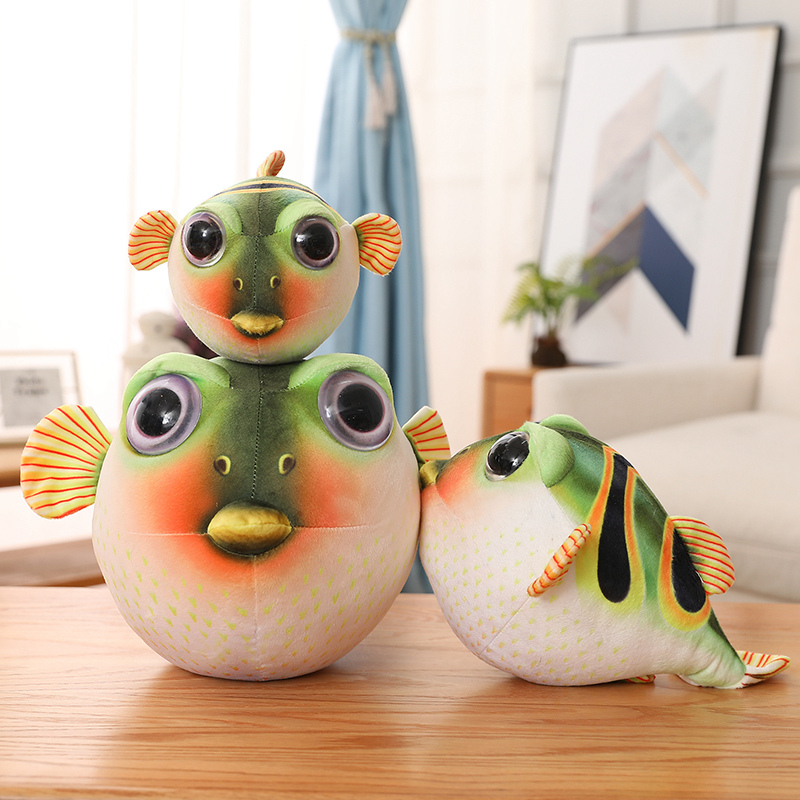 Real Life Pufferfish Plush Toy - Fish Toys For Aquarium review and price