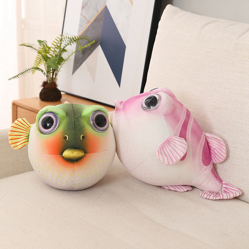 Real Life Pufferfish Plush Toy - Fish Toys For Aquarium review and price